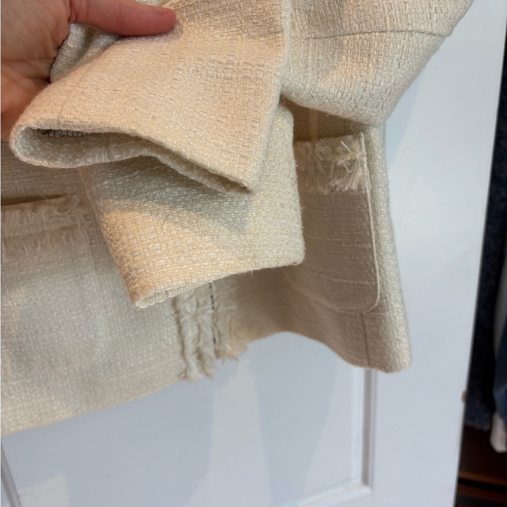 Talbots Textured Cream Blazer - Picture 5 of 7